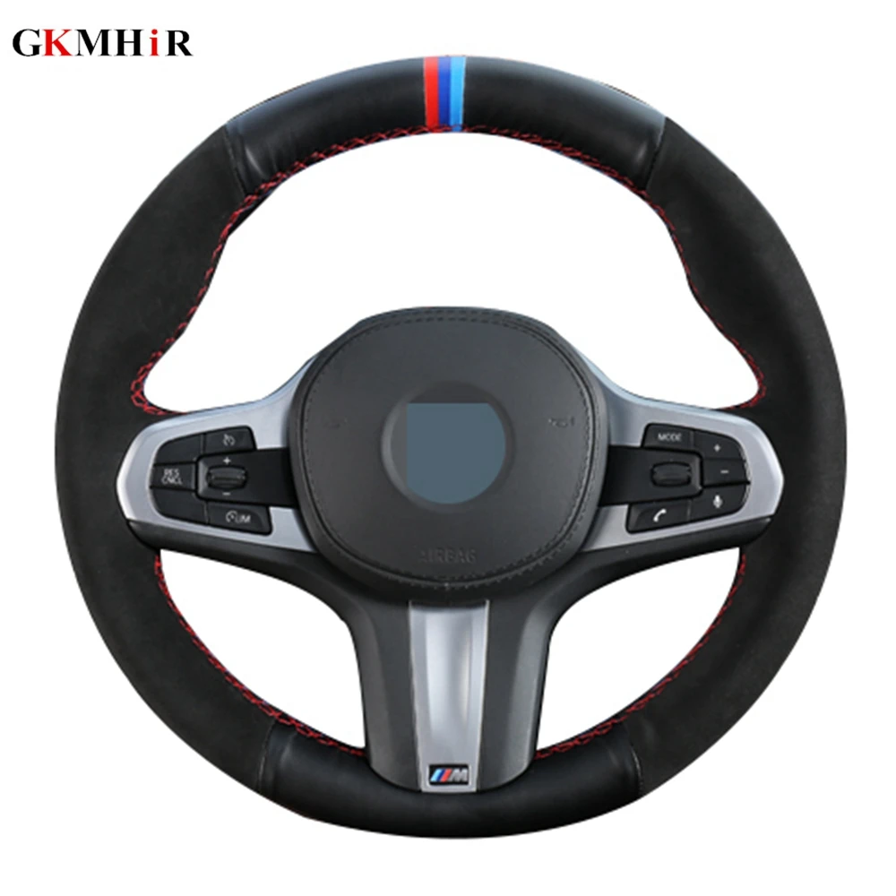 Чехол рулевого колеса автомобиля для BMW M Sport G20 G21 X3 G30 G31 X4 G32 G01 G14 G15 G16 G02 X5 G05 черная