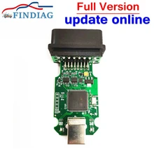 Mais recente versão completa atualização on-line stm32f405vgt6 chip v2 obdii interface tokens ilimitados com suporte de licença completa 15 idiomas