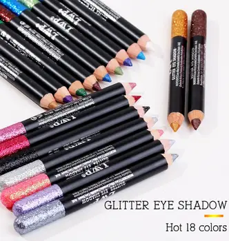 

New Arrival Charming Eyeshadow Stick Stereo Shimmer Double Color Eye Shadow Cream Pen Eye Makeup Cosmetics Tool Waterproof TSLM