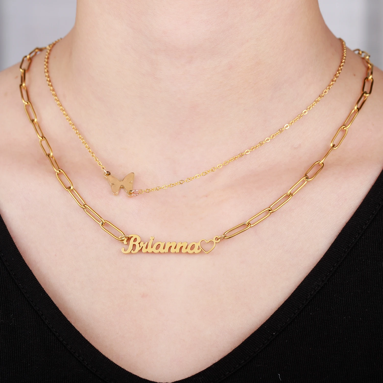 Mydiy Fashion Butterfly Custom Name 