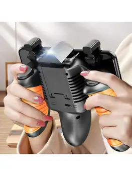 

Ergonomic Design Gaming Grip Mobile Controller With Slient Cooling Fan 203A