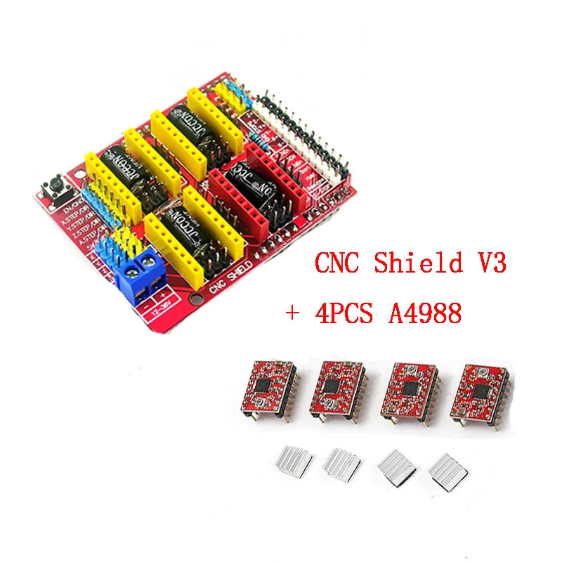 CNC-Shield-V3-Engraving-Machine-3D-Printer-4pcs-A4988-Stepper-Motor-Driver-Expansion-Board-For_副本
