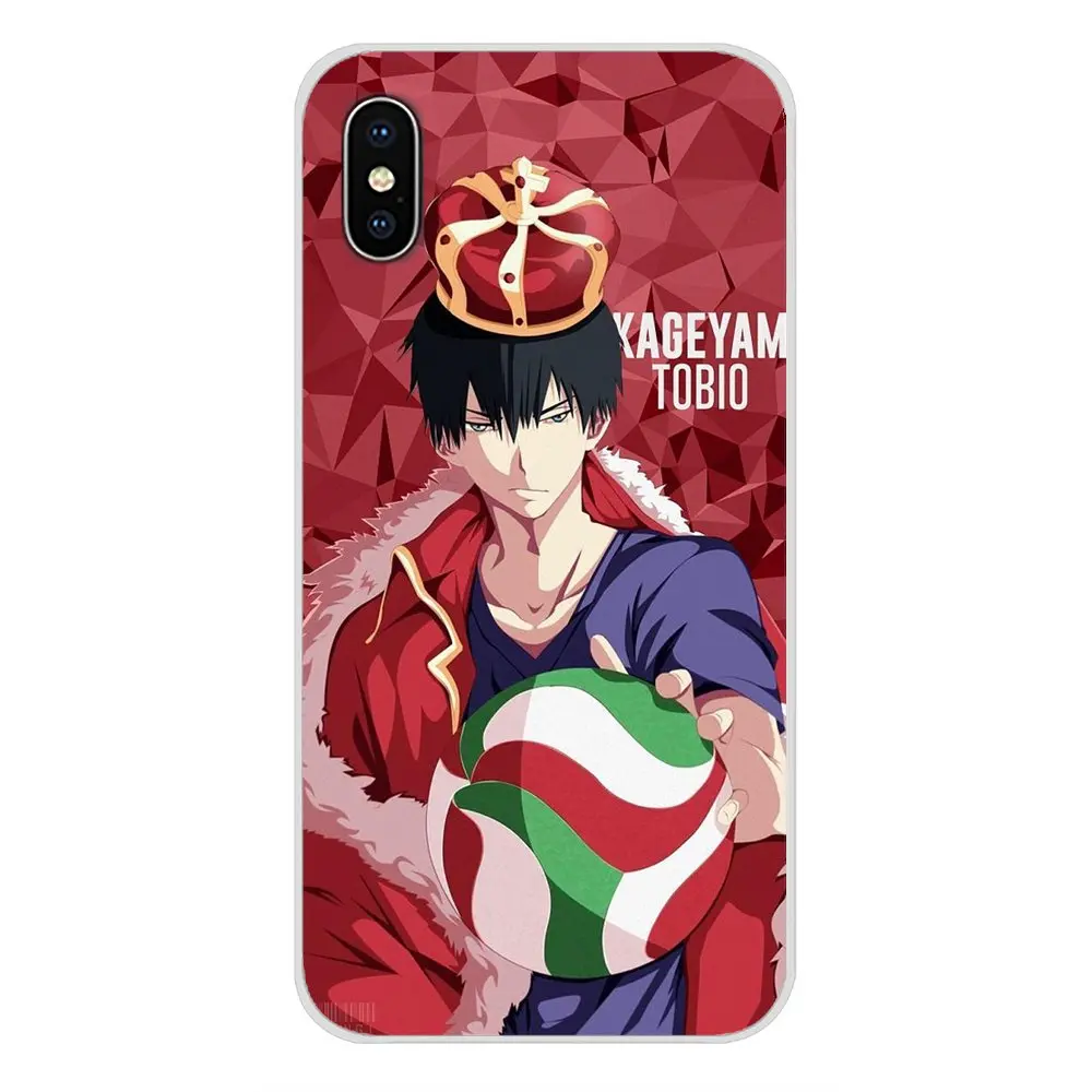 Новый прозрачный чехол из ТПУ с рисунком Волейбольного Аниме haikyuu для Samsung A10 A30 A40