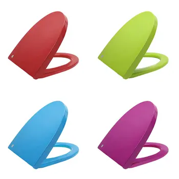 

Universal Pp Thickening Toilet Cover Plastic Descending Round Tip Color Toilet Seat Cover Toilet Cover