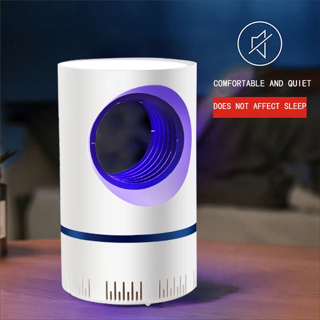 Nyári Elektromos Beltéri Szúnyogkiló Usb Power Rovar Szúnyoggyilkos Uv Fény Led Szúnyog Nem Mérgező No Zapper Szívóventilátor - Image 3