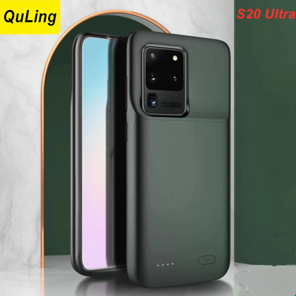 QuLing 6000 мАч для Samsung S20 Ультра чехол батареи ультра зарядное устройство | Мобильные
