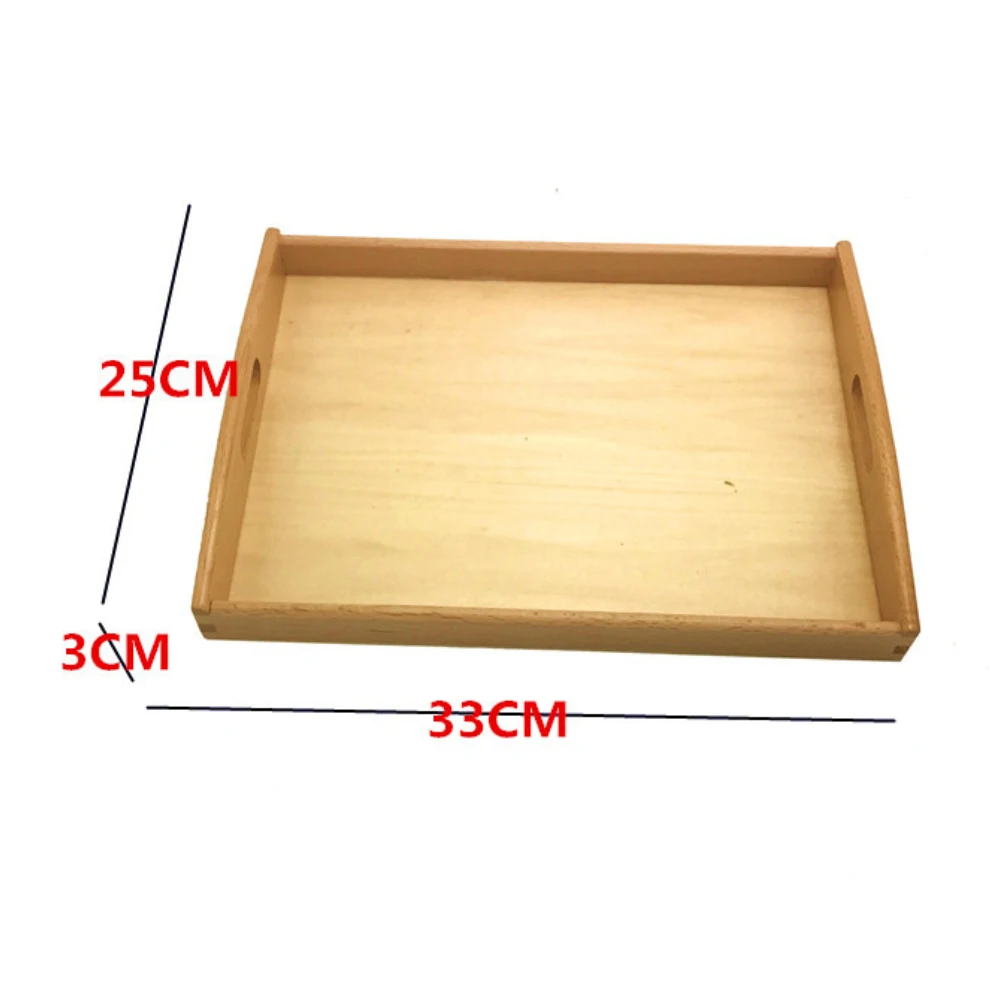 Montessori Wooden Tray Organizer Early Teaching Aid Preschool Kids Education Toy For Children Kids  - 10000039186100