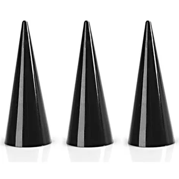 

1Pc Plastic Finger Cone Fingertip Ring Stand Display Showcase Holder Storage N58F