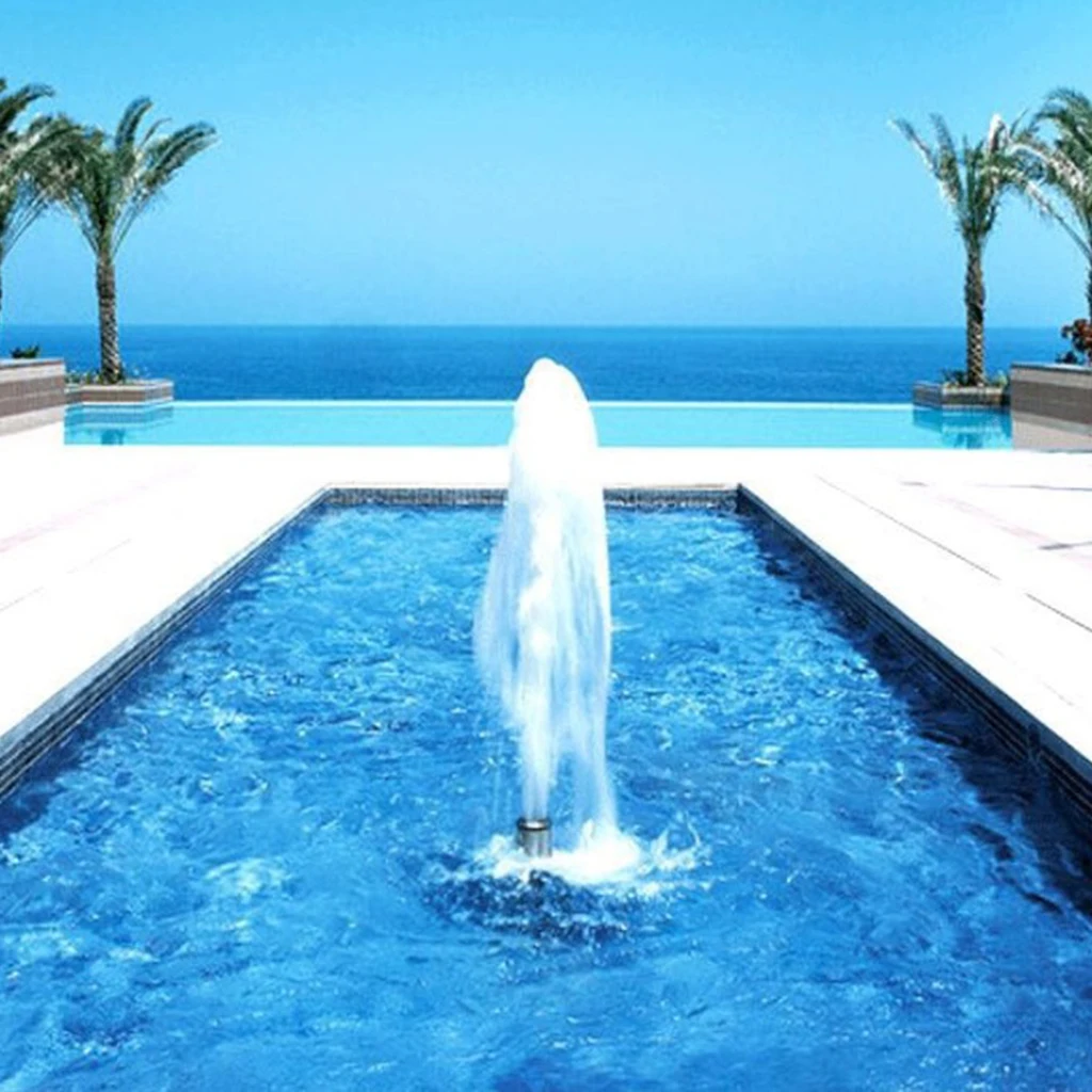 1'' DN25 Brass Lotus Fountain Spray Nozzle Spray Sprinkler Head Pond Pool Rockery Hill Waterscape Driveway Patios