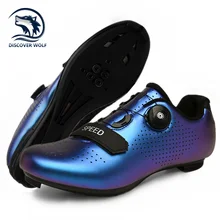 Ultralight самофиксирующаяся велосипедная обувь горный велосипед MTB Профессиональный бутсы обувь педаль SPD гоночный дорожный велосипед туфли н...