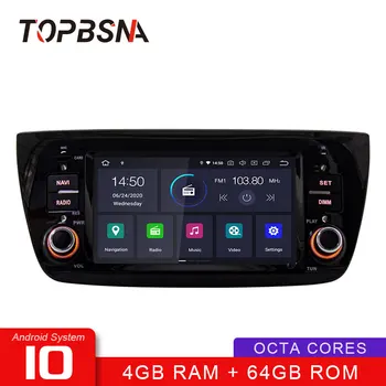 

TOPBSNA Car DVD Player Android 10 For FIAT DOBLO Opel Combo/Tour 2010-2016 2 Din Radio GPS Navigation Auto Stereo Audio WIFI DSP