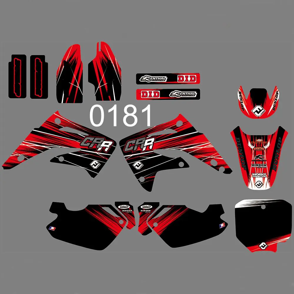 

for Honda CR85R CR85 2003 2004 2005 2006 2007 2008 2009 2010 2011 2012 CR 85 85R Graphics Decals Stickers Custom Number Name