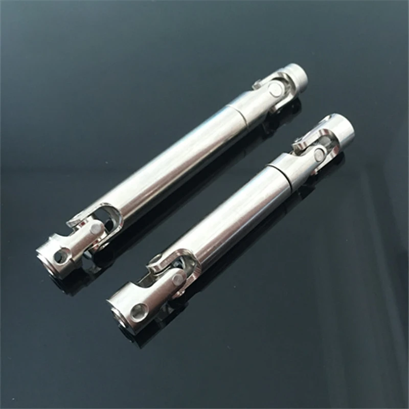 

HYS Cardan Universal Drive Shaft Length 50-65mm 60-80mm 75-105mm Control Car Molde Metal Driving shaft for SCX10 90027 90022