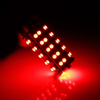

8 pcs P21/5W 1156 68-LED 1210 Red For Side marker light Parking light Stop light