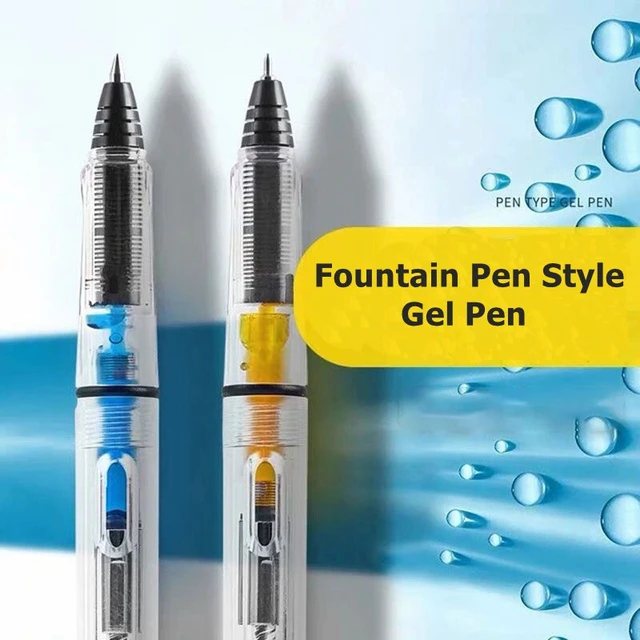 Piston Fountain Pen 4 Colors Refillable Ink Student's Posture Pens For  Writing Calligraphy Fountain Pen School Supply Stationery - AliExpress