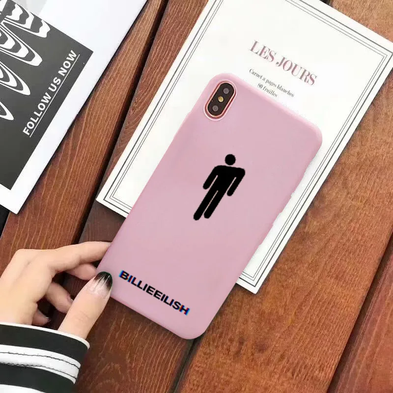 FHSR-20144 Billie Eilish логотип Rainbow Blohsh глаза океана чехол для телефона для iPhone XS MAX XR X 7 8 6 6s Plus Мягкая силиконовая задняя крышка Coque Capa - Цвет: FHSR-20144