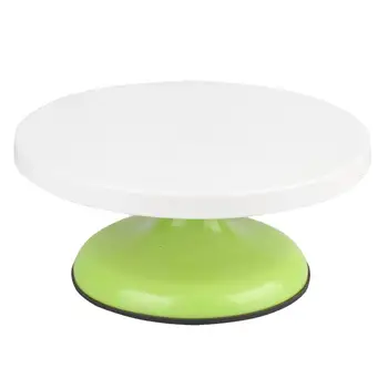 

DIY Cake Turntable Manually Rotating Round Shaped Cake Mounting Pattern Turntable Baking Cake Tool