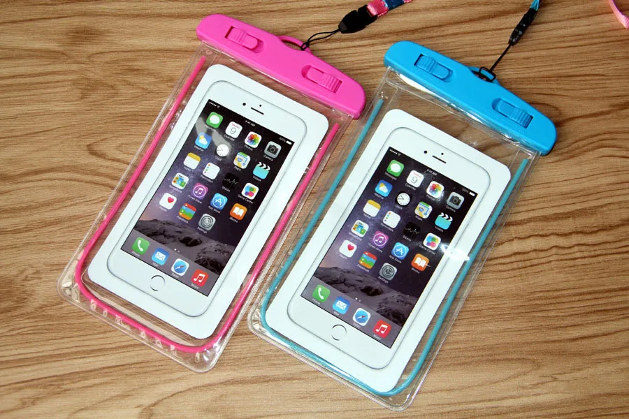 ZOTOBON Floating Airbag Swimming Bag Waterproof Mobile Phone Pouch Cell Phone Case for Swim Diving Surfing Beach Use Bag H62