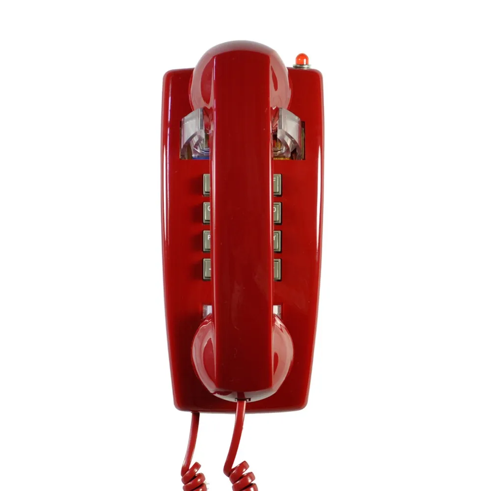 red wall phone