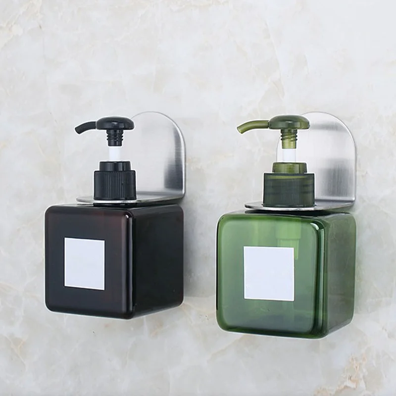 

Stainless Steel Rack for Kitchen Bathroom Multifunction Organizer Square Round Bottle Holder Wall Mount Hooks Storage Holders