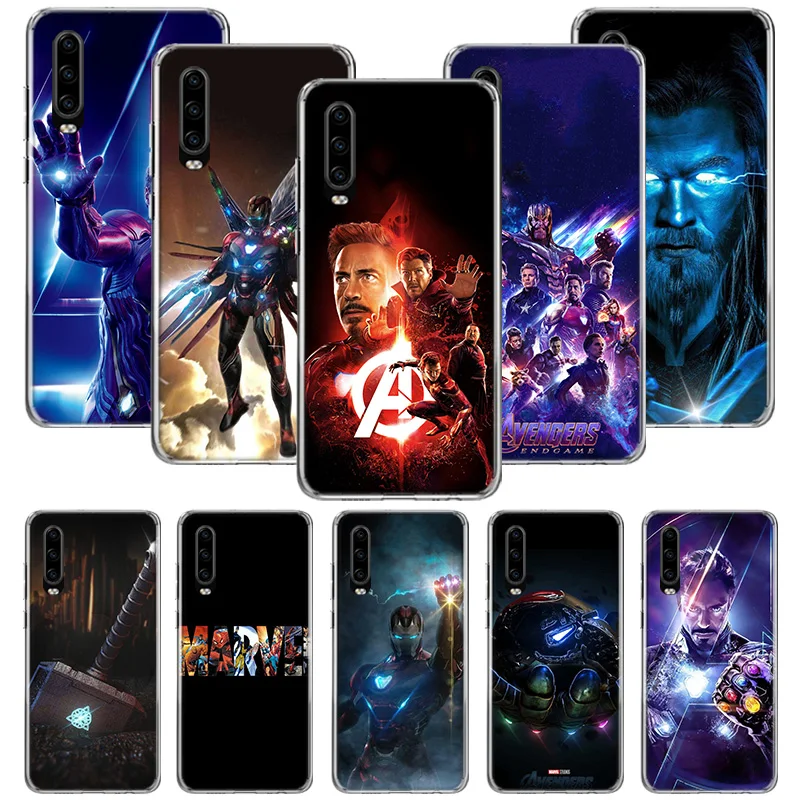 Чехол Железный человек Марвел Мстители для huawei P20 P30 P Smart Z Plus P10 mate 30 10 20 Lite Pro силиконовый чехол для телефона