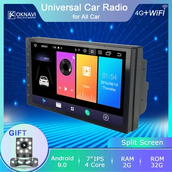 

OKNAVI Android 9.0 Car Multimedia Video Player 7" Universal Stereo Car radio GPS For Toyota Nissan Hyundai Kia Suzuki Buick Ford
