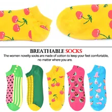 Приятные женские повседневные носки с фруктами; сезон лето-осень; весенние трендовые носки; хлопковые мужские носки-лодочки; носки до щиколотки; красивые носки