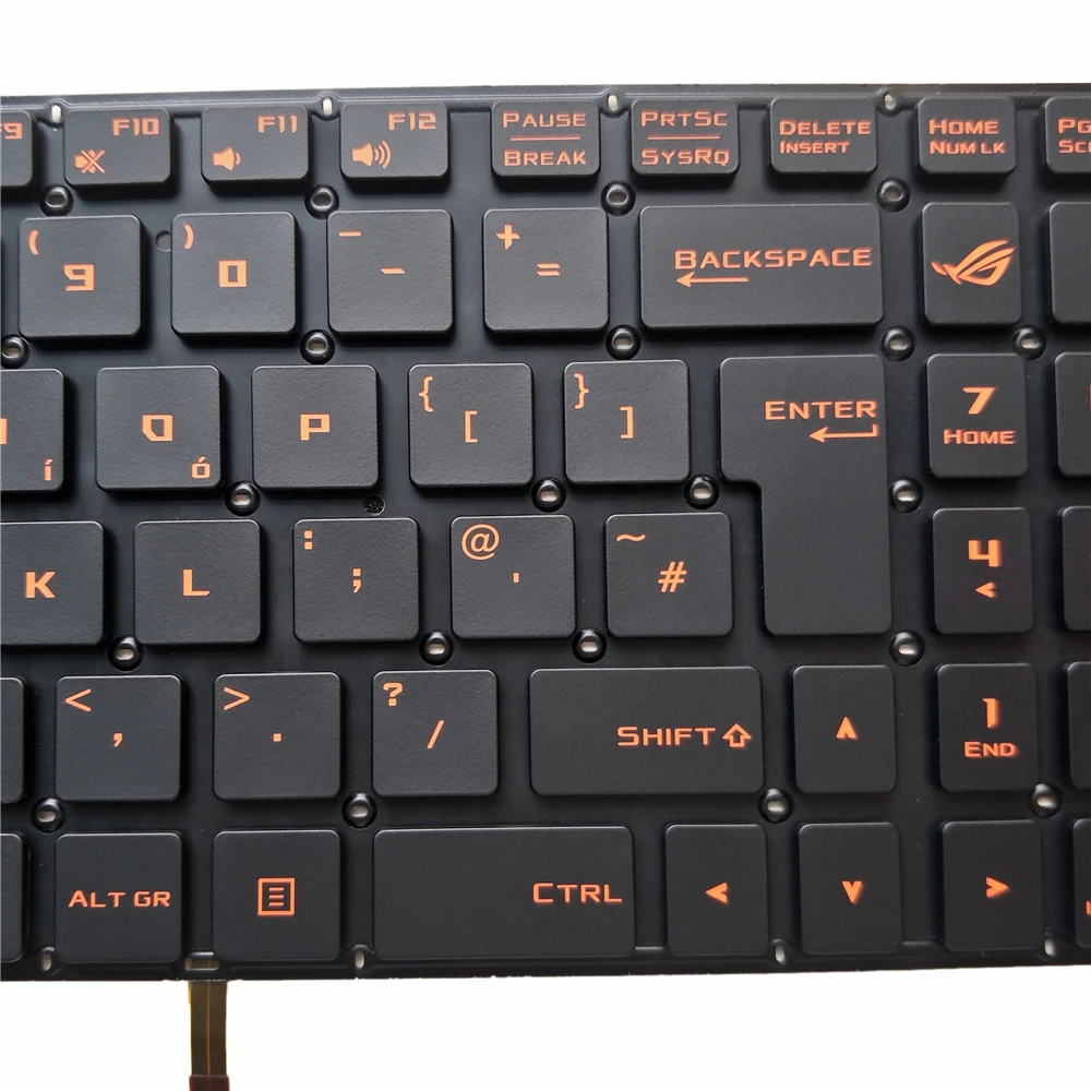 Teclado Retroiluminado para Asus Teclado para Laptop Tcheco Turquia Reino Unido Latim Asus Gl502 vs Gl502vt Gl502v Gl502vm Gl502vy 0knb0662pla00 - Imagem 3