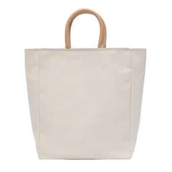 

New Foldable Shopping Bag Reusable Tote Pouch Women Travel Storage Handbag Fashion Shoulder Bag Female Canvas Shopping Bags