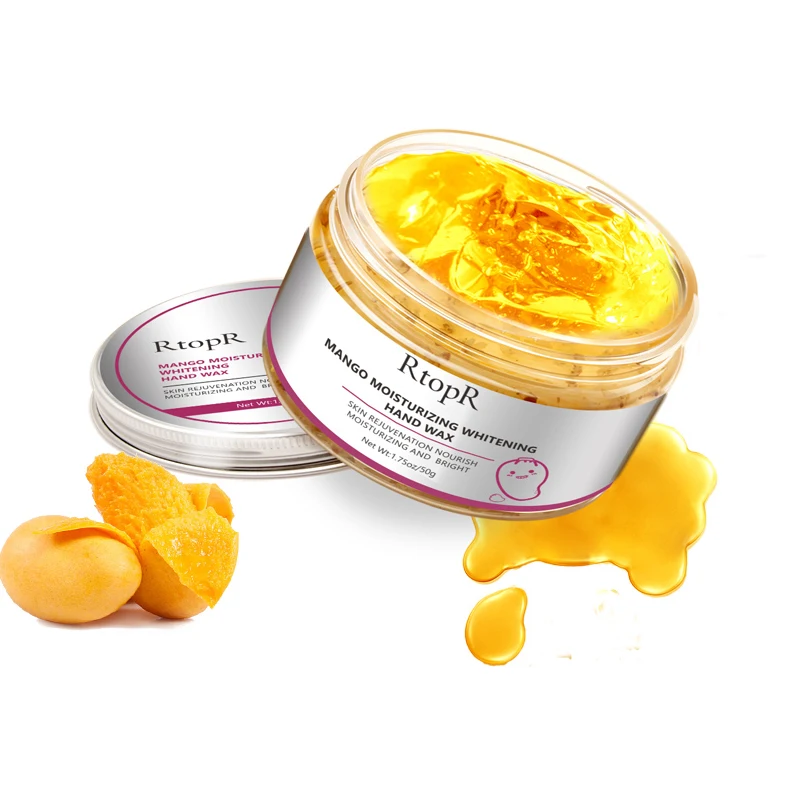 50 г увлажняющая маска для рук с отбеливающим воском манго отшелушивающая