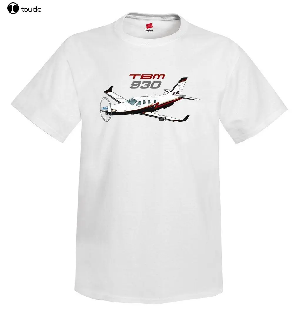 2019 Новая летняя обувь для мужчин Лидер продаж Модные Socata TBM 930 самолет футболка на