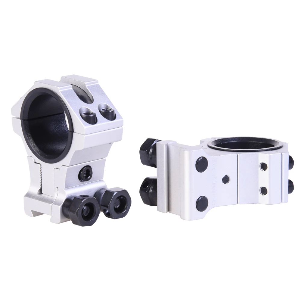 WESTHUNTER Adjustable Profile Raise Dovetail Mounts Precision 11mm Rails CNC 30mm/25.4mm High Profile Hunting Rifle Scope Rings