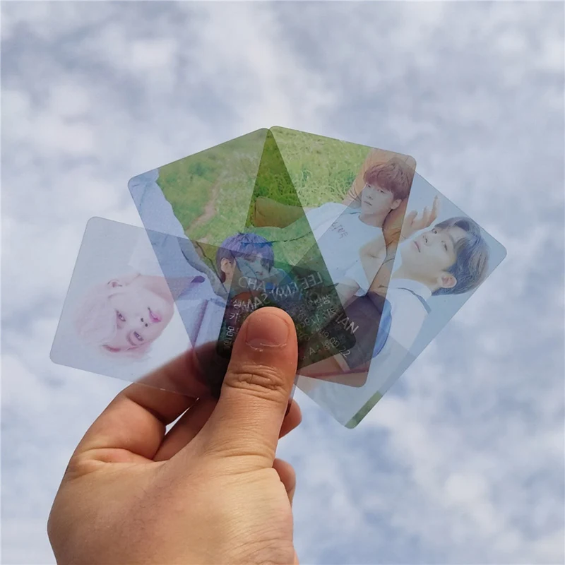 11 шт./компл. KPOP X1 окружающие прозрачный карты фото карты Фотокарта фотографии канцелярские украшения принадлежности вентилятора подарки