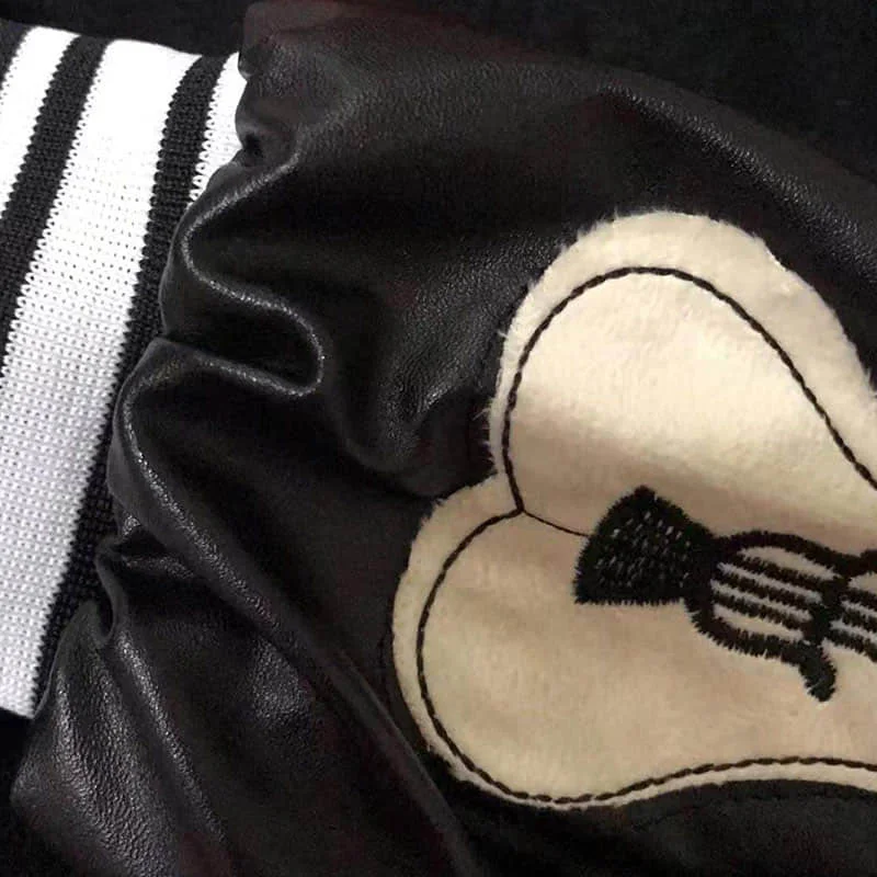 High street men's jacket spring autumn national fashion hip-hop woolen vintage baseball jacket men's loose street coat unisex