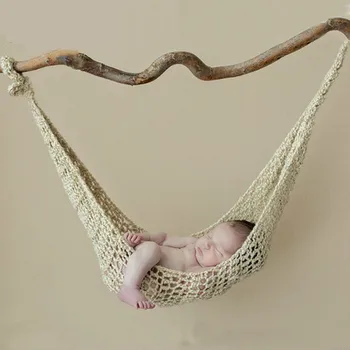 

Originality Mom Children Photography Clothing Photographic Studio Baby Photograph Prop Wool Hand Hook String Bag Hammock 330