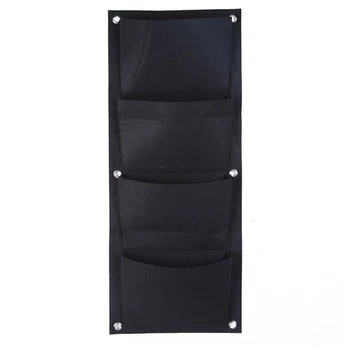 

Flower Planting Home Vegetable Planter Vertical Felt Hanging Garden Practical Hotel Indoor Outdoor Multipurpose Grow Bag