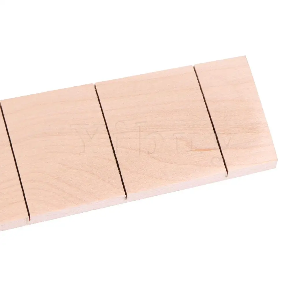 Yibuy 50,2x5,76x0,65 см 24 лада щелевая Гриф для элактрической гитары DIY
