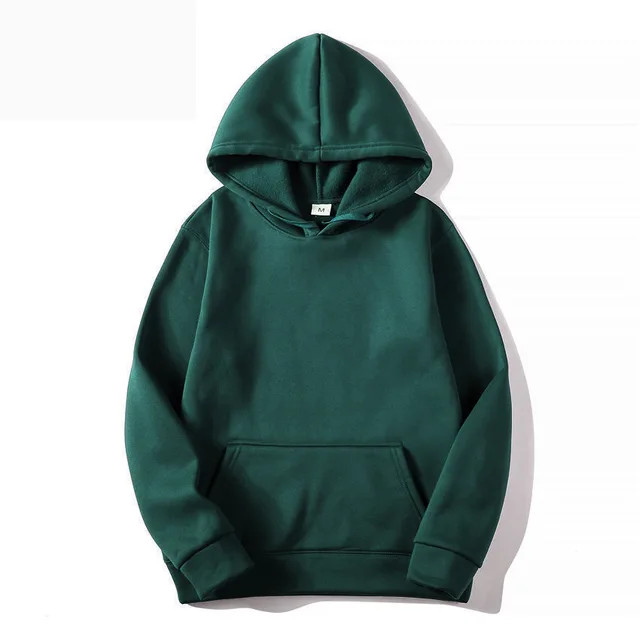 2021 Spring Autumn Fashion Brand Men's Hoodies Male Casual Hoodies Sweatshirts Solid Hoodies Sweatshirt Pullover and Sweatpants dark green hoodie