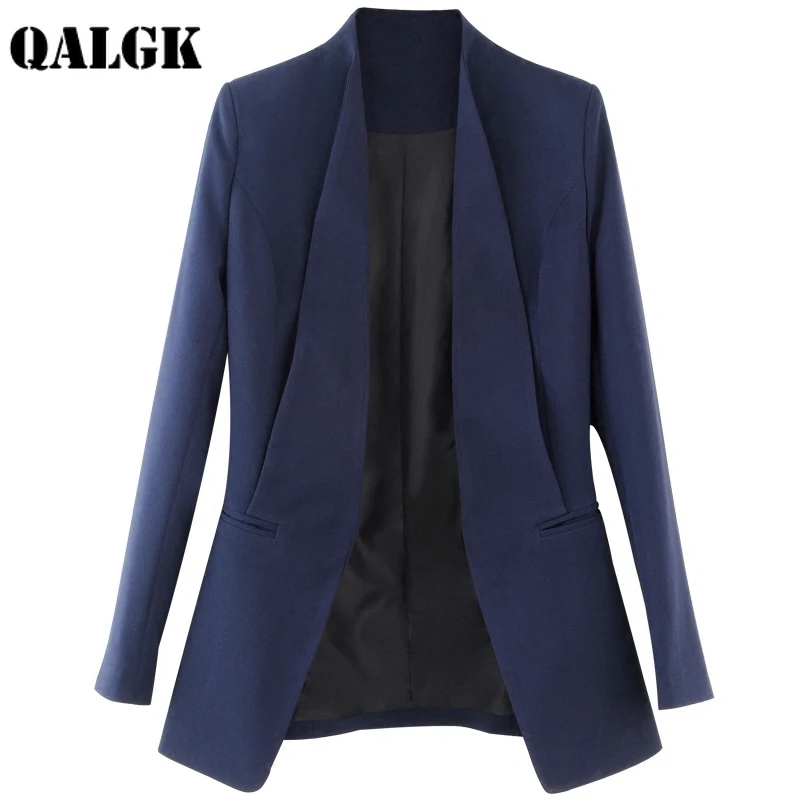 Lange mouwen wit блейзеры lente en herfst mode nieuwe hoogwaardige zwart Slim was dun wilde jasje jas