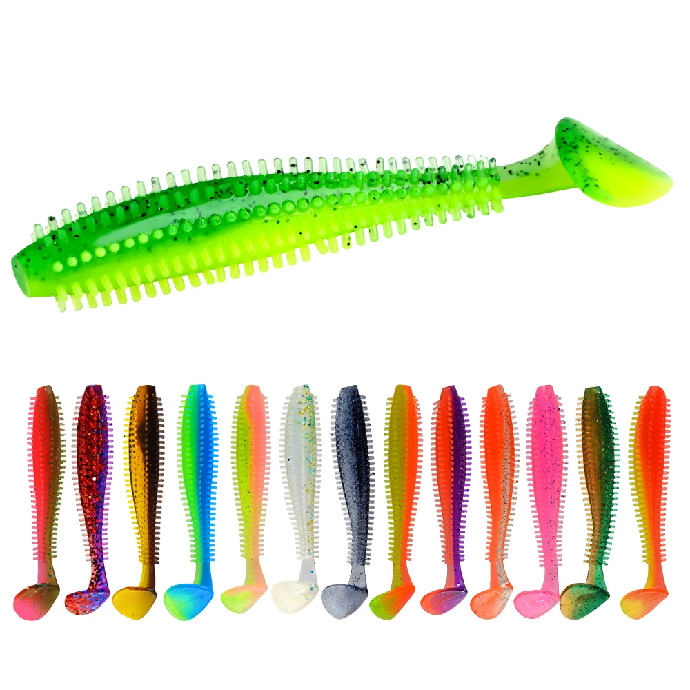 

FISH KING Spikey Shad Fishing Lures 90mm 120mm Artificial Baits Wobblers Soft Lures Carp Silicone Fishing Soft Baits Tackle