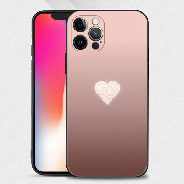 Beautiful Rose Bling Picture Silicone Case For Apple iPhone 13 12 11 Pro Max XS Max XR X 7 8 Plus 13 12 Mini 6S SE 2020 Shell B11