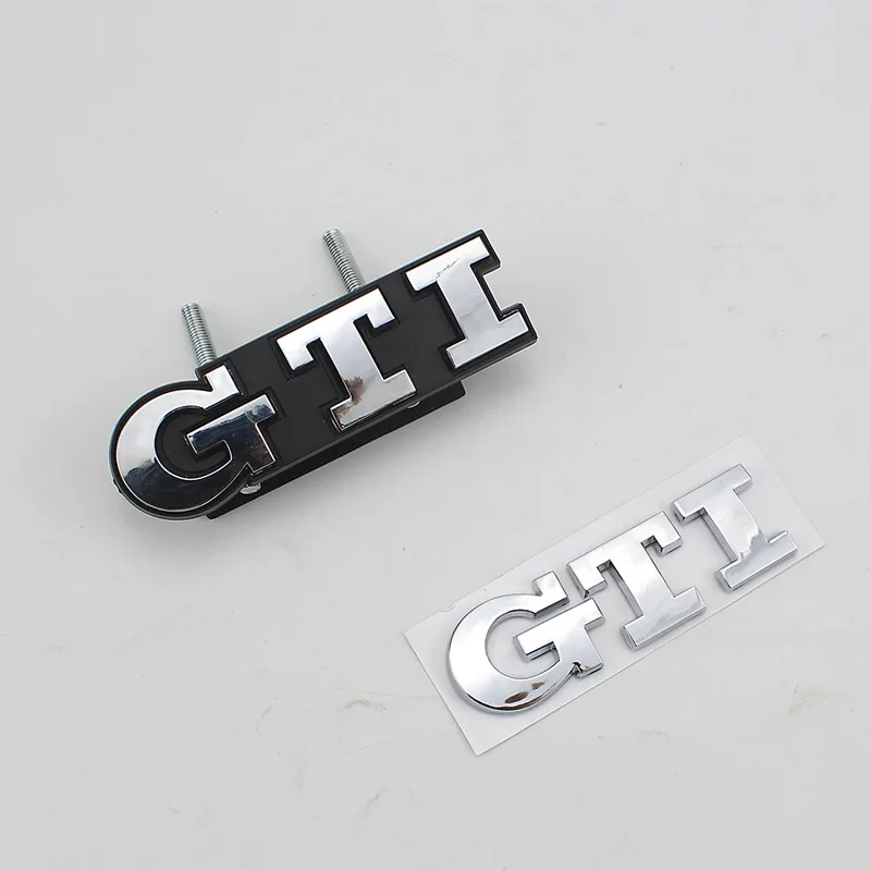 Для Volkswagen Polo, Golf 6 7 GTI Автомобильный логотип Volkswagen GTI наклейки на бампер крутой багажник стандартные автомобильные Логотипы