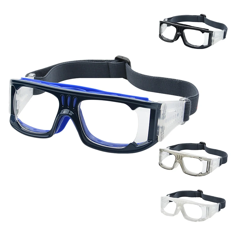 1set Basketball Glasses Sport Eyewear Men Anti-Collision Glasses Fitness Training Goggles Bike Cycling Glasses 