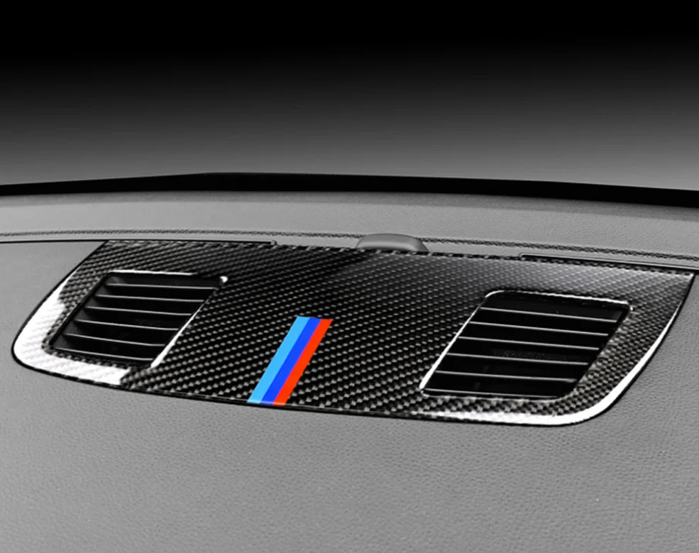 

Carbon Fiber Dashboard Air Outlet Vent Frame Cover For BMW 3 Series E90 / E91