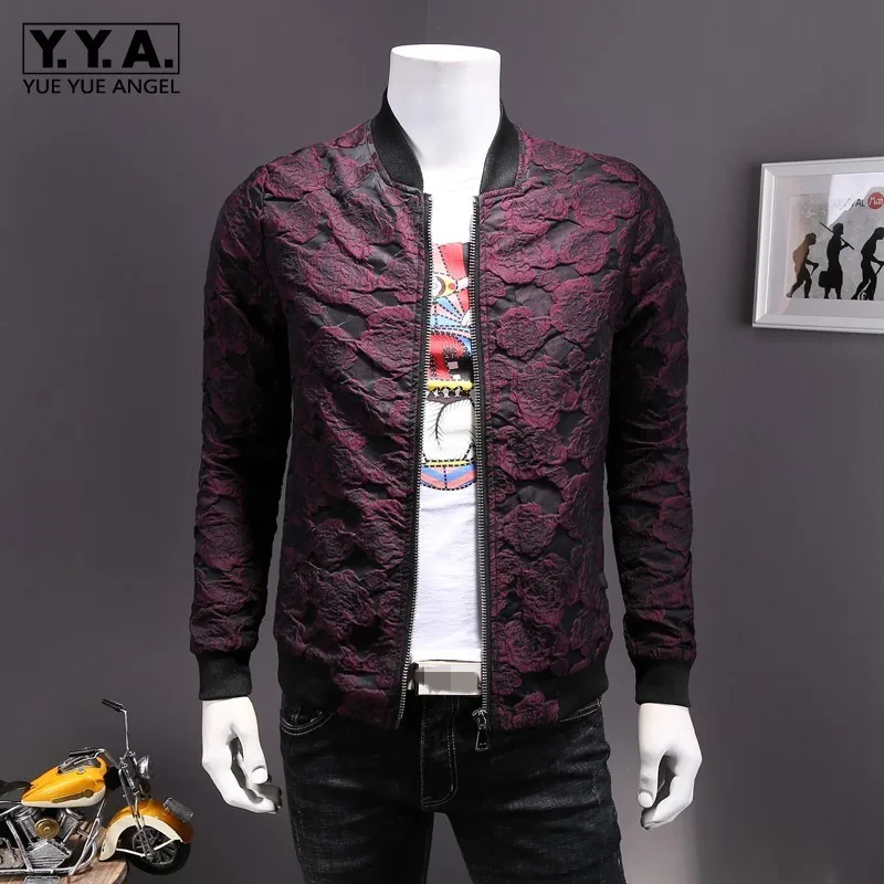 #^Special Price Дизайнерская Новая Осенняя мужская бейсбольная куртка с цветочным принтом и длинным рукавом, Модная приталенная мужская верхняя одежда на ... #^Special Price Дизайнерская Новая Осенняя мужская бейсбольная куртка с цветочным принтом и длинным рукавом, Модная приталенная мужская верхняя одежда на ...