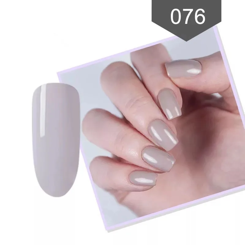 076 Gel 8ML KODIES Гель-лак для ногтей гель для ногтей 8 мл замачиваемый Светодиодный УФ-Гибридный Гель-лак грунтовка для ногтей Гель-лак красный розовый блеск Nailart макияж - Цвет: 076 Gel 8ML
