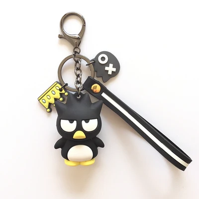 Мультфильм Pom Purin брелок ПВХ брелок Bad Марка Badtz Maru Cinnamoroll kuromi Милая забавная Новинка Персонализированная подвеска ювелирные изделия - Цвет: 5