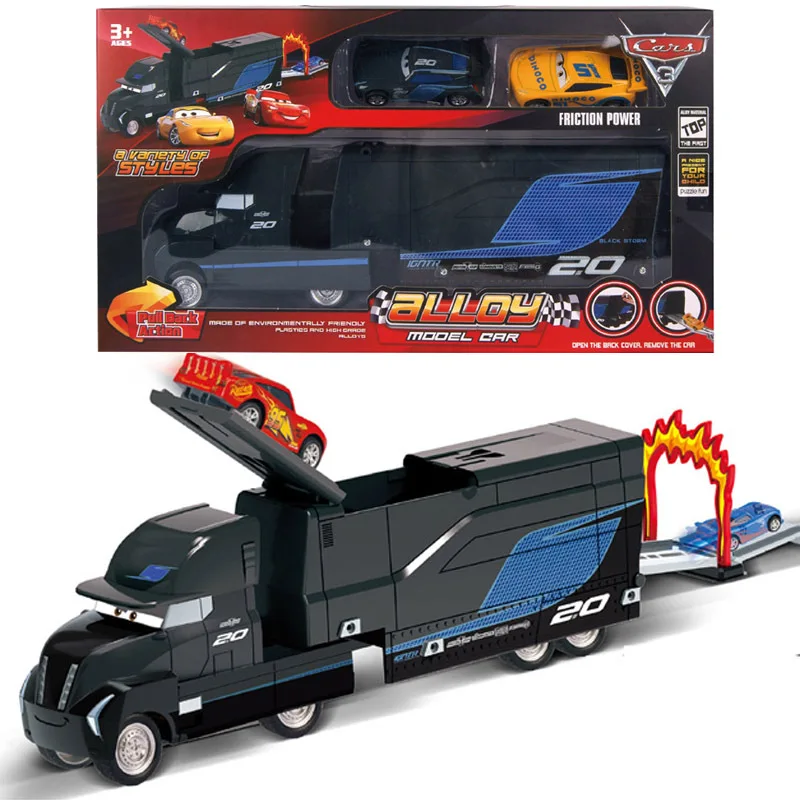 

Inertia Alloy Car Model Racing Team Container Children Boy Toy Story Freight Truck