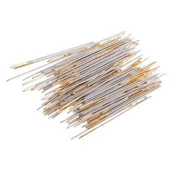 

100pcs Sewing Large Eye Needles Embroidery Tapestry Darning Needles Size 24