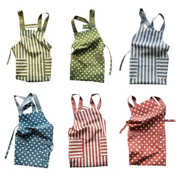 

Kitchen Chef Apron With Pockets Adjustable Cooking Bib Home Oil Proof Apron High-grade Kitchen Apron For Cooking Baking Dropship